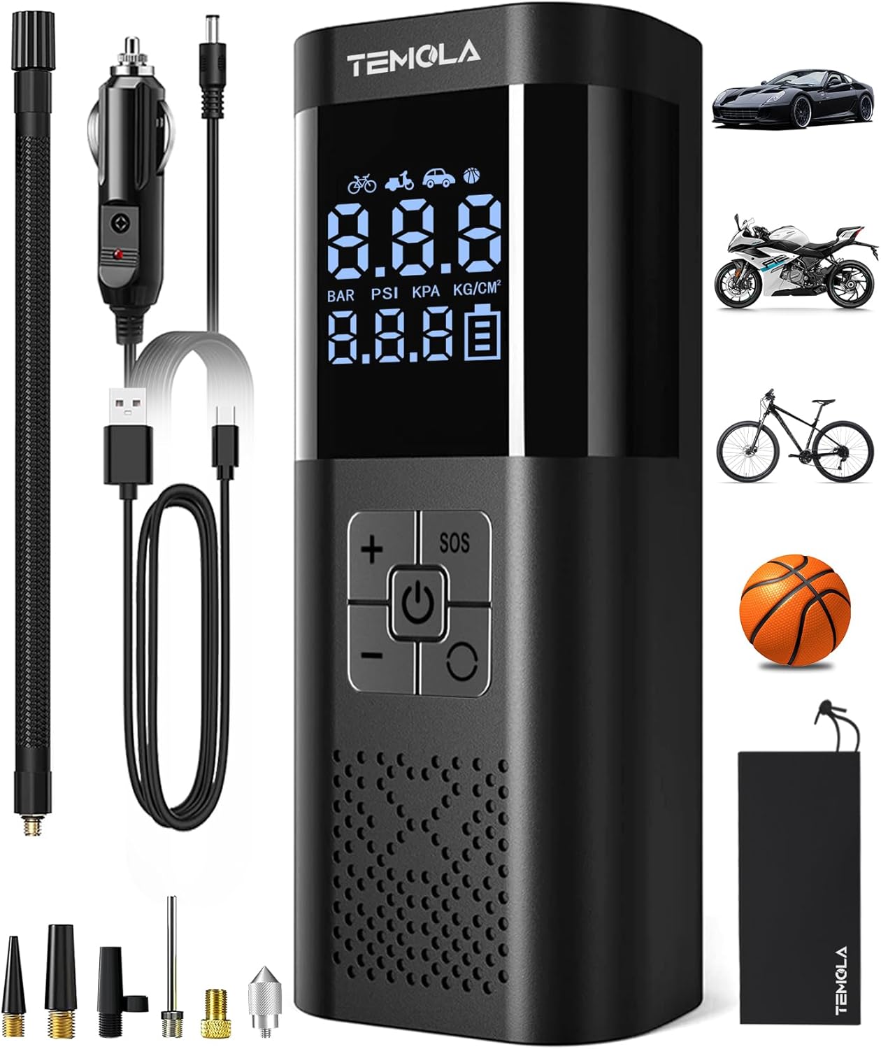 Compresor de Aire Inteligente Portátil