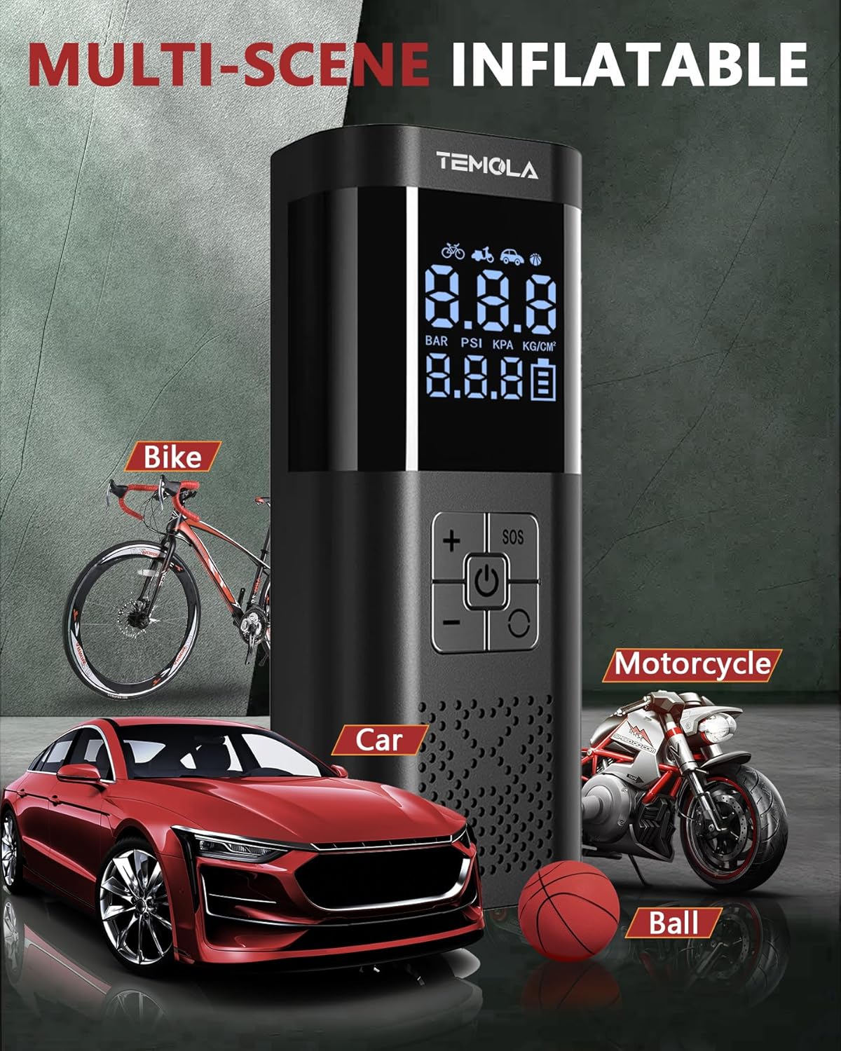 Compresor de Aire Inteligente Portátil